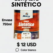 PINTURA ESMALTE SINTETICO COLOR BLANCO - Img 56009111
