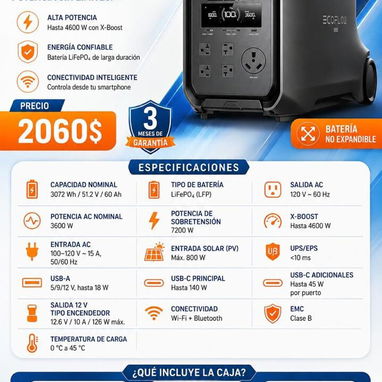 Ecoflow, Paneles, estaciones de energía, electrodomésticos útiles del hogar, tecnología, ferretería y más - 5/20