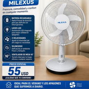 Ventilador recargable Milexus 16 pulgadas de mesa - Img 55432029