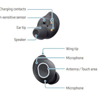 Audifonos manos libres gama alta samsung Galaxy buds FE 0km garantia somos tienda fisica variedad productos al whatsa - Img 118290316