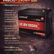Baterías Dumfume lifepo4 12.8v 100ah - Img main-image-55485818