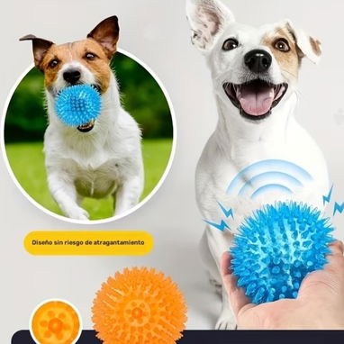 Pelota de Goma Chirriante con pinchos - 2/4
