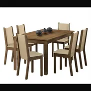 Juego de comedor de 6 sillas nuevos en caja importados - Img 57583489