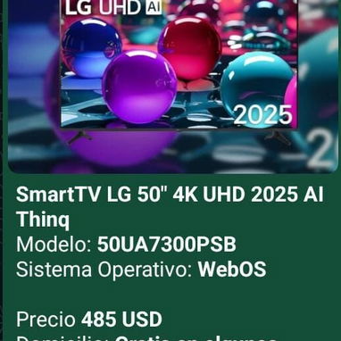 Smart TV de varias marcas y pulgadas - 9/10