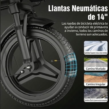 Bicicleta electrica plegable modelo F9-1 - Img 126201936