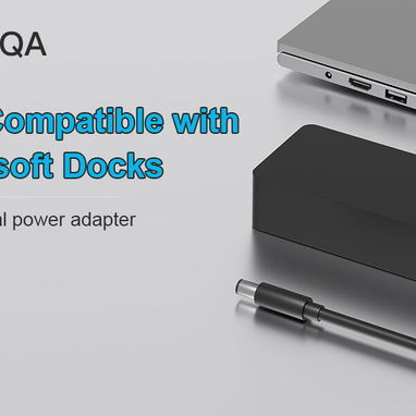 Cargador de fuente de alimentación de 90W 15V 6A compatible con Microsoft Surface Pro 4 5 6 Dock Station 53274327 - 8/10