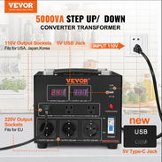 Transformador Convertidor de Voltaje VEVOR 5000W 110V-220V | MENSAJERÍA INCLUIDA - Img 55603814