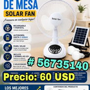 Ventiladores Recargables de mesa - Img 55840064