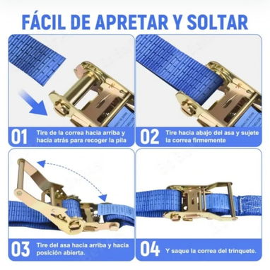 Cinta de amarre con presilla de ajuste - 2/3