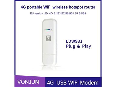 🛍️  Modem 4G LTE NUEVO a Estrenar ✅ Router Nauta LTE GAMA ALTA Router WiFi - Img main-image-45376253