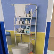 Estantes organizadores para baño y lavadora - Img 55292750