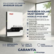*INVERSOR SOLAR MUST 6000W*  *Modelo: PV33-6048*  *Precio* 1100 USD *GARANTIA 1 MES* *MENSAJERÍA GRATIS - Img 57754569