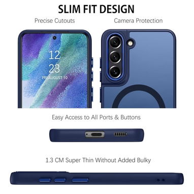 Disponible: Funda Magnética para Samsung Galaxy S21 FE 5G – Blue | videojuegoshabana.com - Img 123489966