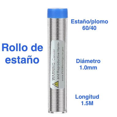 Cautin de 60 watts con regulación de temperatura de 200 a 450 grados. Máxima calidad de fabricación. - Img 100409750
