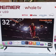 Smart TV 32p hd smart, android 13.0, (whale os), sin marco, c/control remoto de voz precio $220 USD Transporte Incluido - Img 56677816