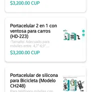 Portacelulares para Autos y Bicicletas - Img 50790868