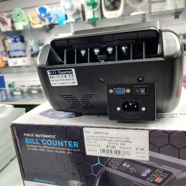 Contadora de dinero nueva en su caja detector de billetes falsos - Img 121296126