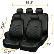 Juego de cubiertas de asiento de automóvil de 9 piezas que incluye 2 cubiertas de asiento delanteras - Img 54575520