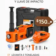 Ž GATO ELÉCTRICO 3 EN 1 CON COMPRESOR DE AIRE (12V) Y LLAVE DE IMPACTO - Img 58006939