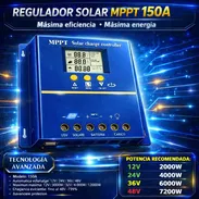 CONTROLADOR REGULADOR SOLAR 150 AMPERE MPPT MULTISISTEMA NUEVO EN SU CAJA - Img 54790705