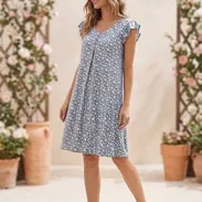 Vestido Floral Fresco y Elegante 🌸 ¡Ideal para estar cómoda, fresca y lucir hermosa todos los días! ✨ 💙 - Img 58399321