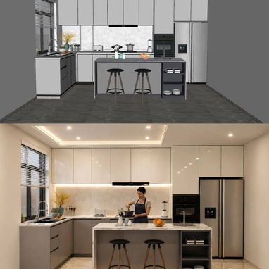 Cocinas personalizadas y completamente funcional✅ - 3/3