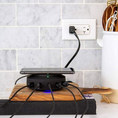 ChargeHub X5+ Elite 3005, cargador inalámbrico Qi de 5 W y estación de carga USB de 54 W con 5 53274327 - Img 102992521