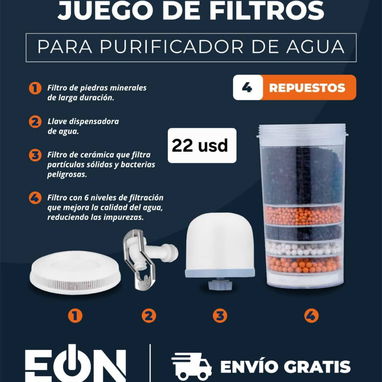 Filtro de agua - 3/4