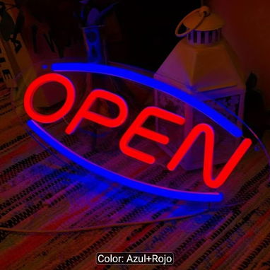 Cartel open lumínico ideal para negocios - Img 123200953