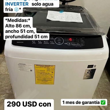 Lavadora semiautomática Milexus de 7 kg, Lavadora automática Milexus de 7.5 kg y Samsung de 9kg - Img 123733193