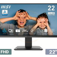 Monitor MSI - PRO 22" FHD 100Hz 1ms FreeSync DisplayPort, HDMI,VGA port (Modelo: MP223E2) - Negro 🔶 $155 - Img 57693076