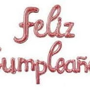 Feliz cumpleaños inflable Rosa Oro(TC) - Img 56437058