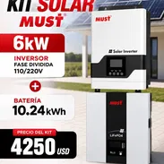 Inversor must 6k + Batería must de 10.24kwh - Img 56795137