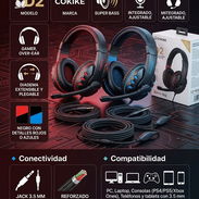Vendo Audifono Gamer con microfono Rojo - Img 54239083