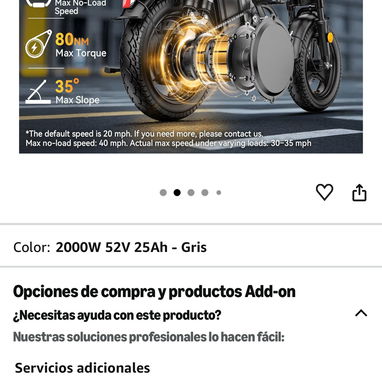 Bicicleta eléctrica plegable con ignoración sin llave, 1000/2000W, 52V 25Ah/48V 15Ah, Max 60-80 millas de alcance plegab - Img 123057593