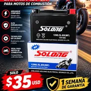 Batería 12V 6Ah para Motos de Combustión Marca Solong - Img 57497615