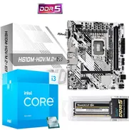 ❇️KIT 12NA GEN | ASROCK H610M-HDV DDR5 M.2 + i3-13100 13th GEN + 8GB DDR5 RAM 4800✨🆕TODO NUEVO EN SU CAJA☎️50136940 - Img 46824938