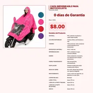 Protector de Lluvia para Moto con Visera de PVC: Claridad Visual Total VPT#-0069 - Img 55250537