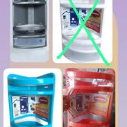 Esquinero para ducha/Organizador plástico de 3 niveles de esquina para la ducha tg7000 - Img 55914984