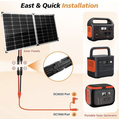 ​CABLE SOLAR MC4 a DC 8mm (5 metros) - Ideal para Jackery/Bluetti/EcoFlow 🔌 - Img 118505508