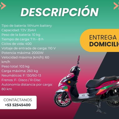 ⚡MOTO FENIX MAX POWER – Potencia y autonomía real⚡💲 Precio: 2,830 USD - Img 119833443