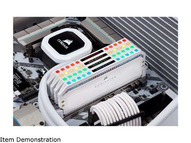 0km✅ RAM DDR4 Corsair Dominator Platinum RGB 16GB 3600mhz White 📦 Disipadas, 2x8, CL18 ☎️56092006 - Img 65189715