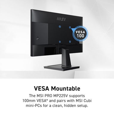 Monitor de computadora msi PRO MP225V, 22 pulgadas, 1920 x 1080 (FHD), 100Hz,new 58215418 - Img 119432952