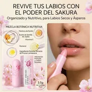 1 unidad LAIKOU Bálsamo Labial Sakura 0.12Oz, Fórmula Suave, Extracto de Flor de Prunus Lannesiana, Cuidado Diurno y Noc - Img 55770188
