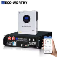 Inversor con su batería de 5kw La mejor marca y precio para este, son 110 y 220v con sus accesorios nuevo en caja 2630💵 - Img 57089143