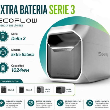 Se venden estaciones de energía ecoflow y baterías de respaldo para las mismas - 3/8