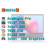 x LAPTOP 🎁NUEVA🎁📦CAJA, AceMagic Pro (AX15-N95), 15.6" FHD IPS Antireflejo, Intel N95, 16GB RAM, 512GB SSD, 7Horas - Img 56322067