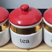 👩🏻🍳Set de 3 envases de cerámica ✅Medida: 14 cm x 35 cm. 🏷️$18 usd 👀Son grandes! - Img 55833881