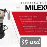 CAFETERA ELECTRICA MARCA MILEXUS DE 3/6 TASAS NUEVAS EN CAJA!!! - Img 51893320