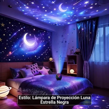 Lámpara proyector de cielo estrellado - Img 124525812